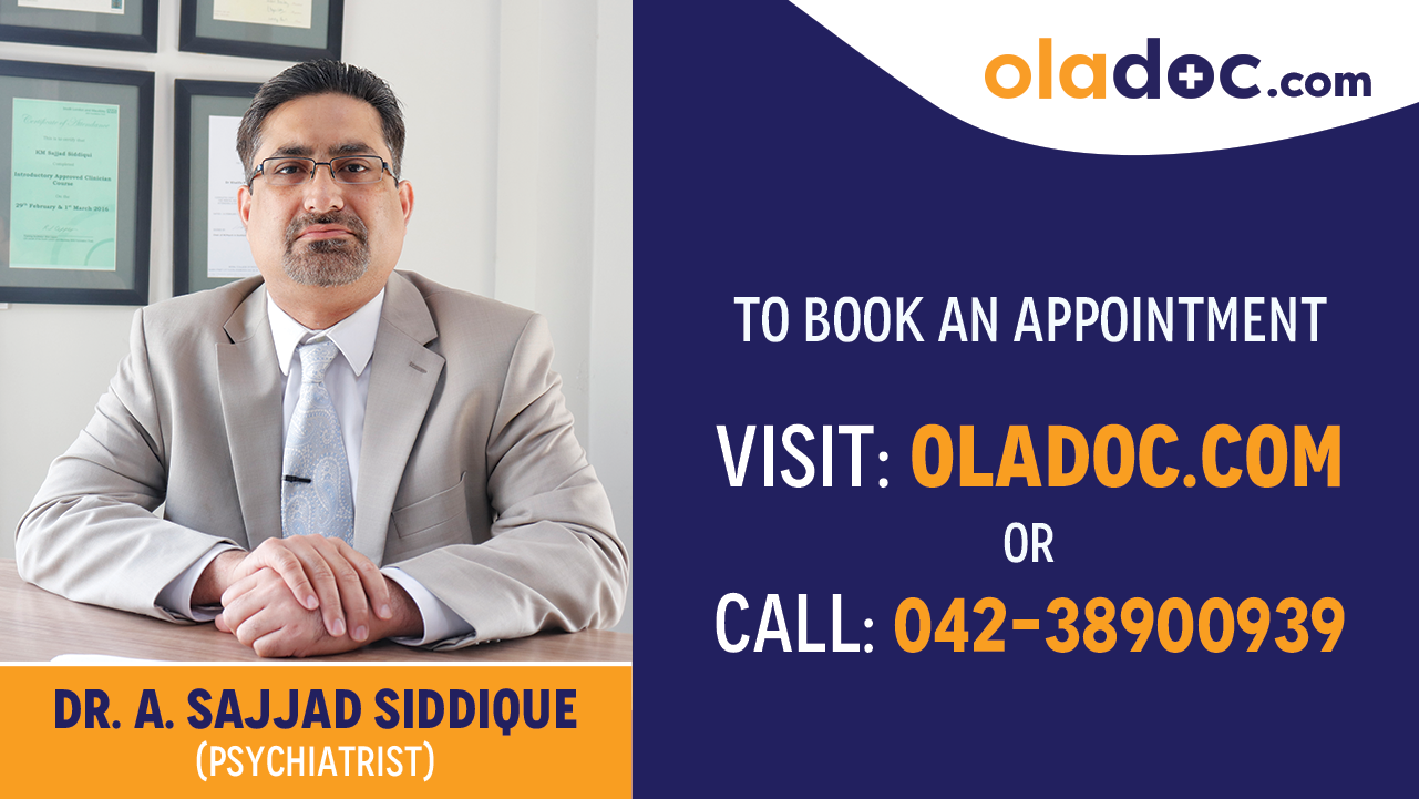 Book appointment with  Dr. A. Sajjad Siddiqui-best Psychiatrist in Multan